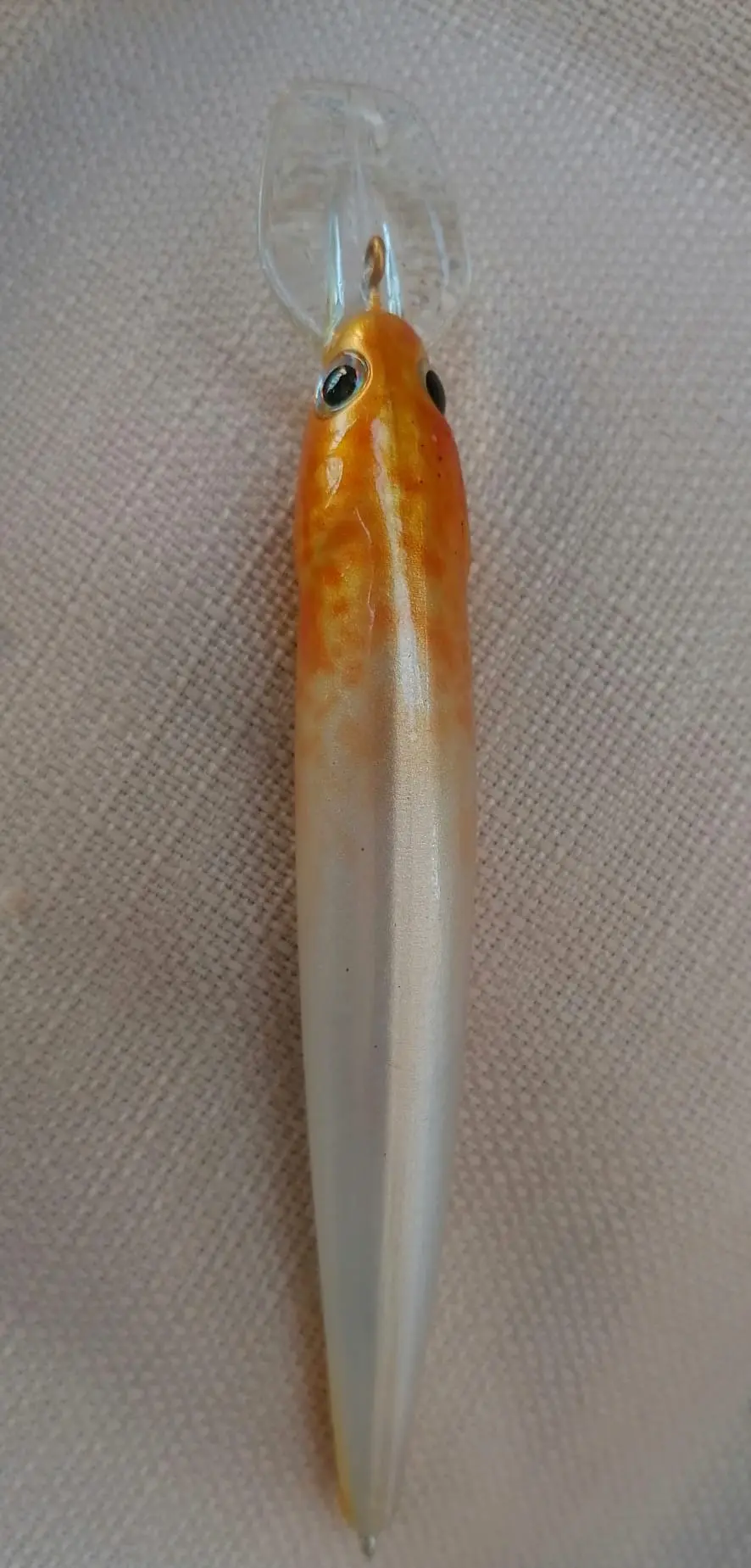 Taboo Jerkbait Bandit Walleye Pearl Gold - Imagen 2