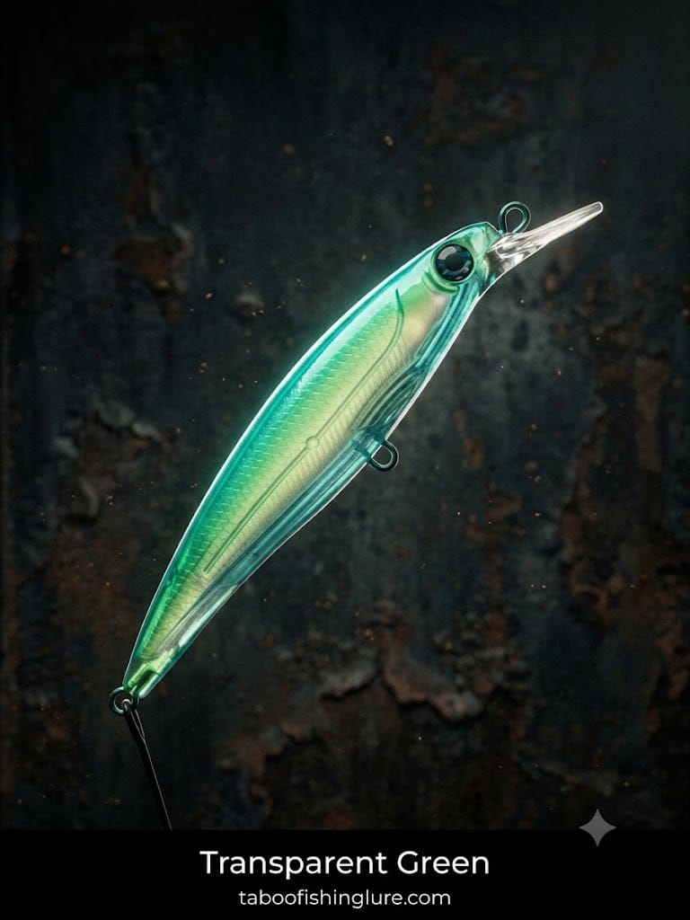 Taboo Jerkbait X RAP Transparent Green - Imagen 2